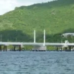 Causeway bridge in Simpson Bay 