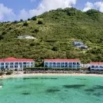 Grand Case Beach Club with blue water and the beach