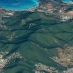 Pic Paradise from above in St. Maarten/ St. Martin