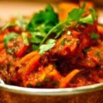 plate with food at spices of india in Maho 