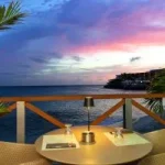 A table at tortuga with Seaview