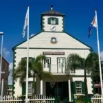 Courthouse on the Front Street in Phillipsburg 