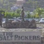 The Salt Pickers monument in Phillipsburg 