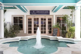Divan Cafe & Bakery entrance at Port de Plaisance Resort