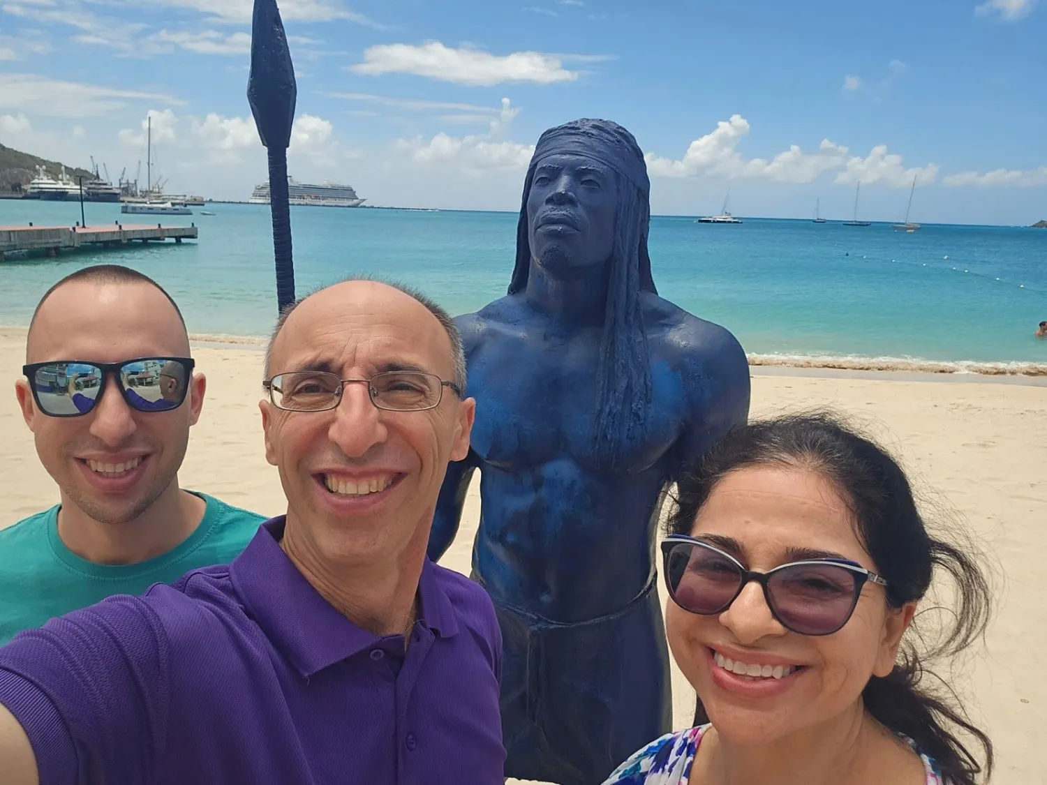 Nima Anvar from GuestChat visiting st maarten