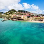Helicopter view of Simpson Bay Resort