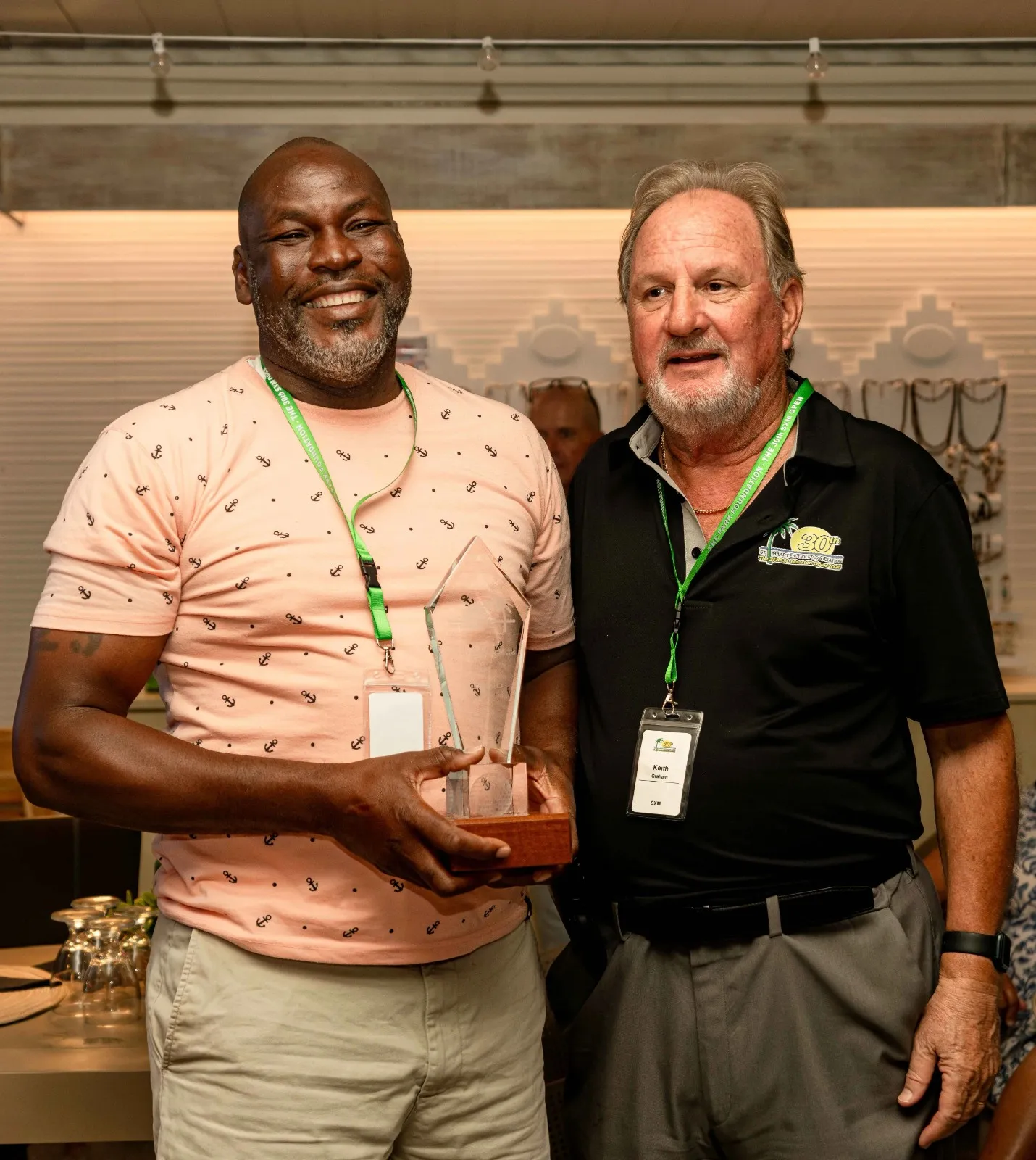 Winner SMGA Tournament posing with prize