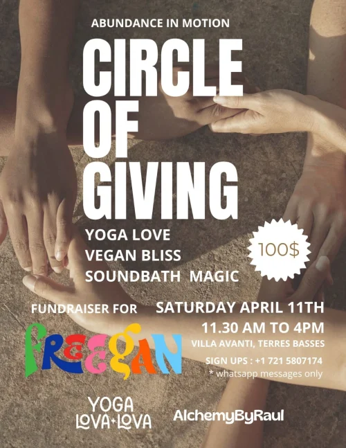Circle Of Giving Fundraiser Poster