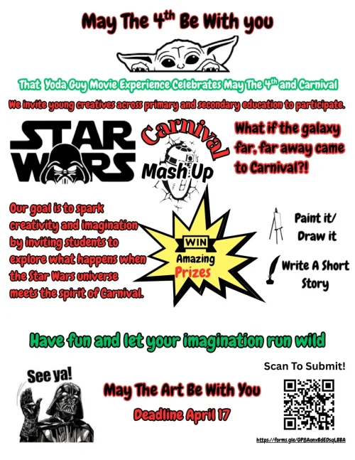 Star Wars goes to Carnival flyer