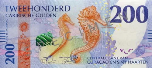 200 Caribbean Guilders banknote
