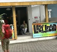 Front entrance of Lazy Lizard Restaurant