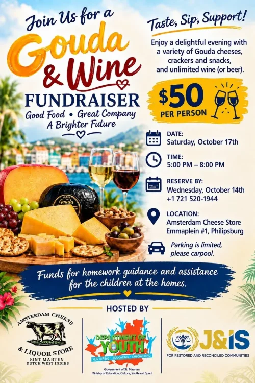 Information gouda & wine fundraiser